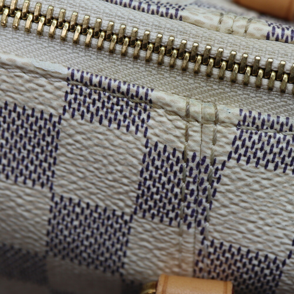 Louis Vuitton Bag Tote Canvas PM White Damier Totally - Picture 12 of 14